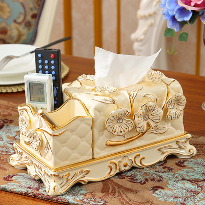 柏拉图皇庭欧式多功能陶瓷纸巾盒