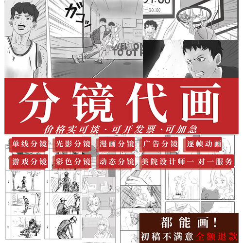 分镜线稿脚本故事板逐帧动画