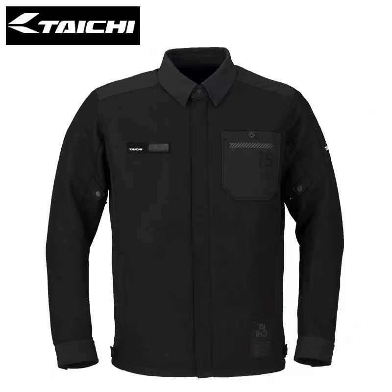 RS TAICHI日本摩托车骑行衣男机车赛车网眼透气防摔服 夏季RSJ339
