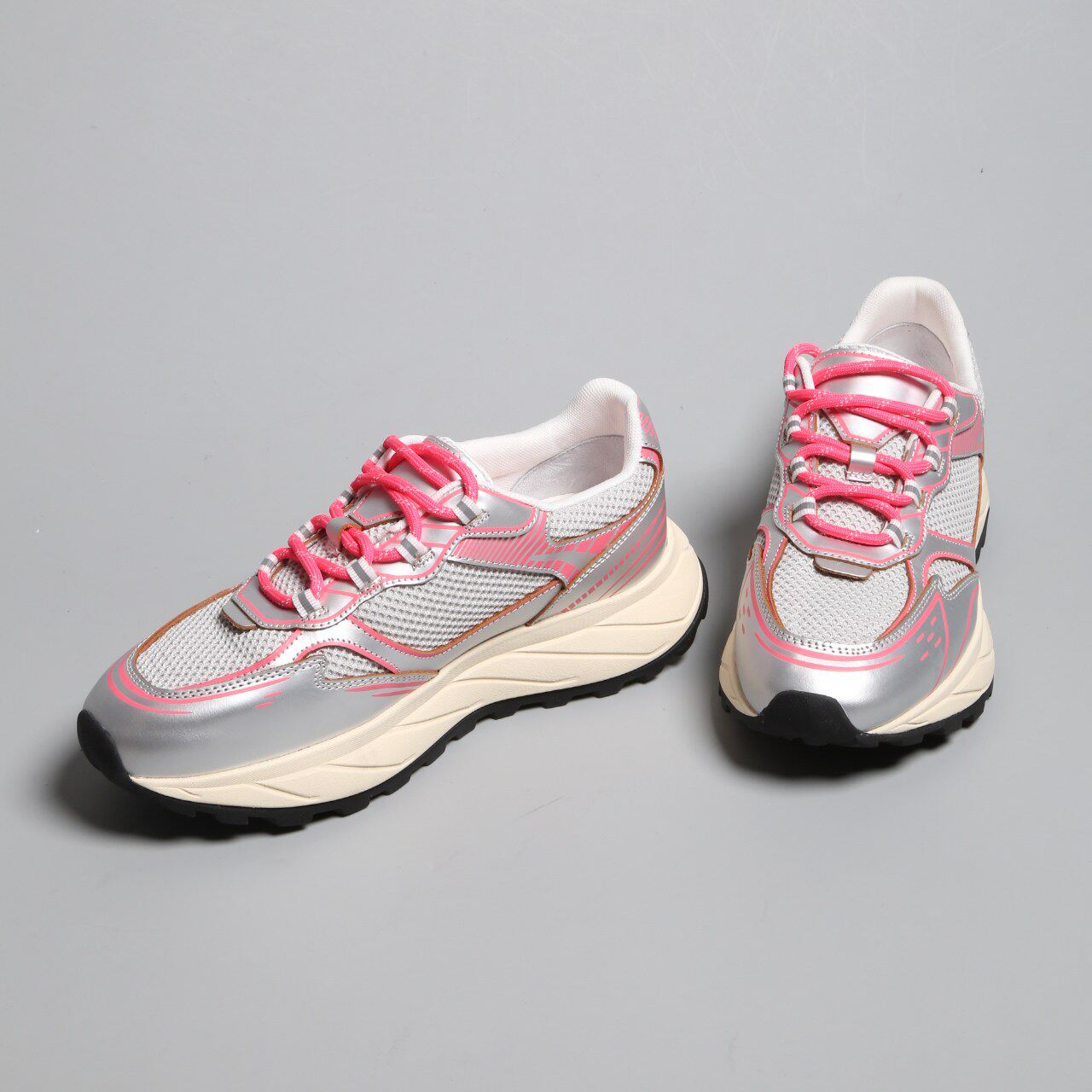 台版流行舒服不重软鞋底牛皮面羊皮内运动鞋女休闲鞋波鞋老爹鞋