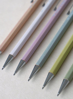 日本tombow蜻蜓DHA-151木物语自动铅笔木制橡木杆活动铅笔0.5mm