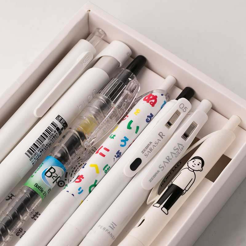日本zebra斑马速干奶白中性笔水笔学生考试百乐ins风宝特瓶国誉黑