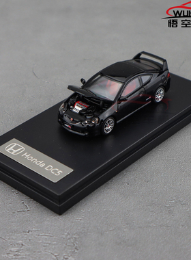 LCD 1/64 本田 HONDA INTEGRA TYPE R DC5 型格 开机盖 合金车模