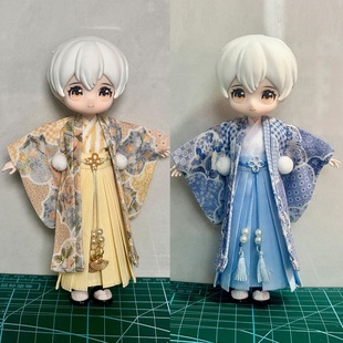 ob11娃衣套装和服学院12bjd素体gsc可穿ymyP9日式阿巳体娃衣套装