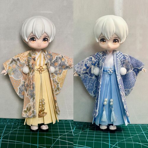 ob11娃衣套装和服学院12bjd素体gsc可穿ymyP9日式阿巳体娃衣套装