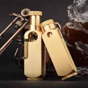 手工煤油打火机老式复古弗拉米多铜壳男个性创意潮流刻字刻图定制