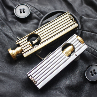 复古横向抽拉式煤油黄铜打火机烟斗老式战壕古董男士定制收藏礼品