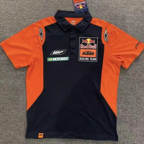 KTM正品厂队半袖A星红牛联名T恤POLO衫 新款KTM短袖T恤KTM 衬衫