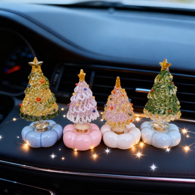 网红同款结晶釉陶瓷可爱送礼圣诞树新村转转葫芦摆件