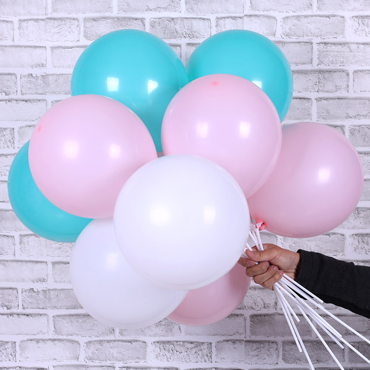 包邮加厚12寸2.8克亚光乳胶气球 生日派对结婚婚房圣诞装饰气球