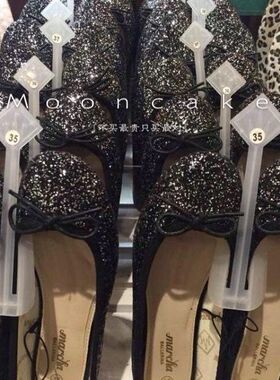 新品香港专柜正品marcha芭蕾舞鞋蝴蝶结平底鞋春季圆头女单鞋