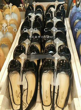 新品香港专柜正品marcha芭蕾舞鞋蝴蝶结平底鞋春季圆头女单鞋