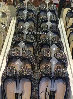 新品香港专柜正品marcha芭蕾舞鞋蝴蝶结平底鞋春季圆头女单鞋