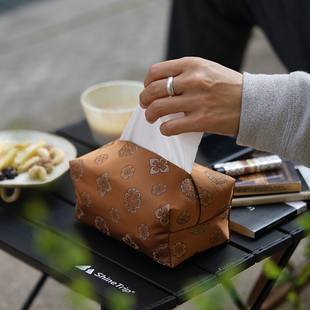 归云居 兔年织锦提花工艺国风布艺纸巾盒 知舍原创简约中式抽纸袋