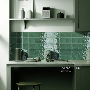 戴纳 釉面砖厨房卫生间瓷砖浴室厕所墙面砖 摩洛哥复古手工砖个性