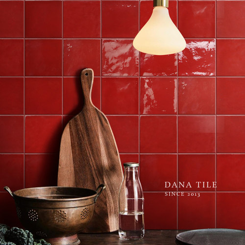 西班牙进口瓷砖红色手工砖