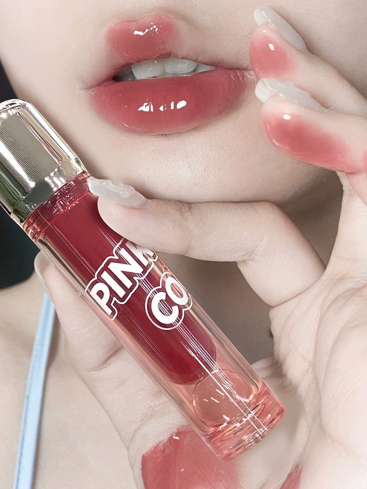 PINKCOCO清透水光唇釉镜唇彩/唇蜜/唇釉/唇