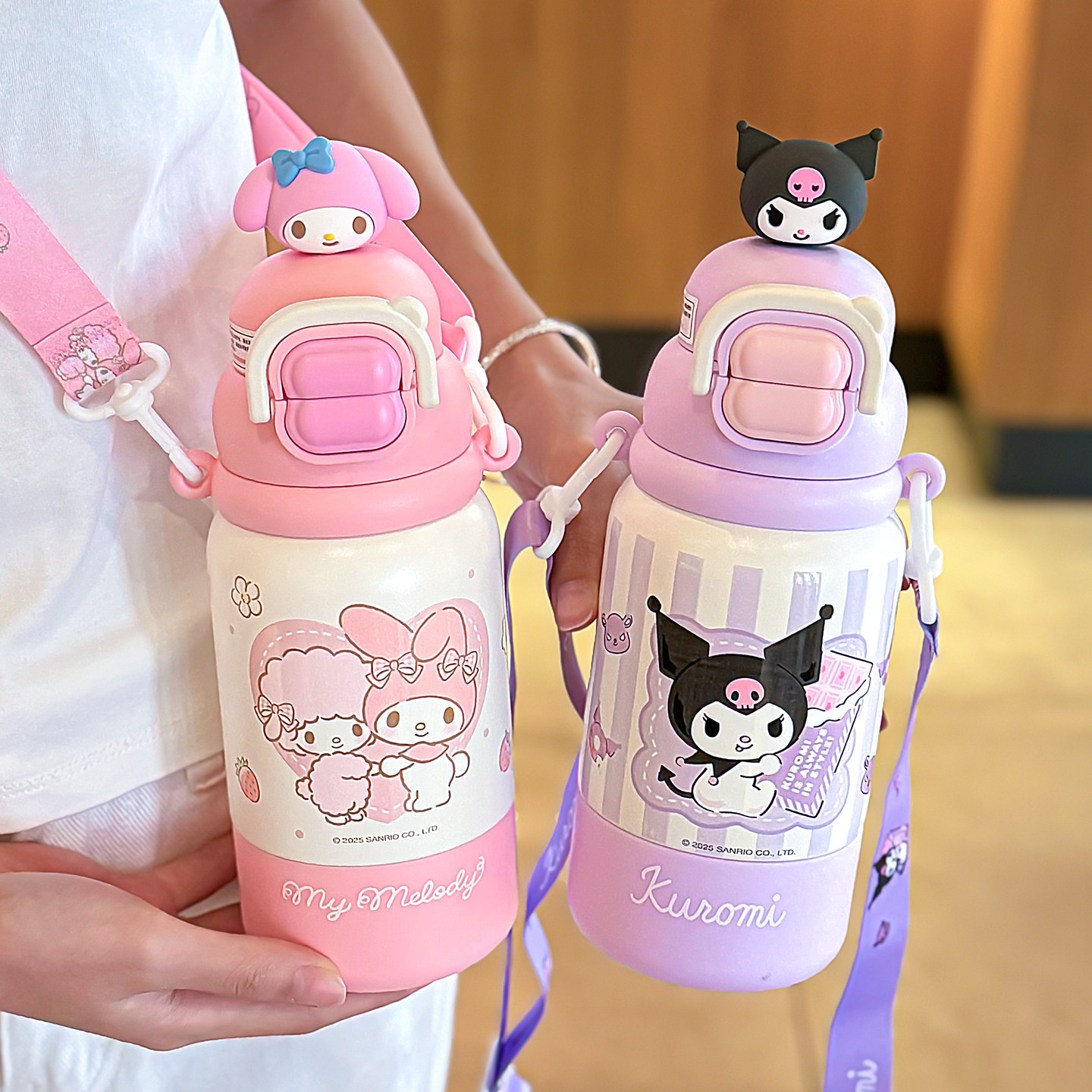 库洛米儿童吸管保温杯男女孩上学专用幼儿园食品级316不锈钢水壶,餐饮具,保冷/保温杯,淘宝优惠券,粉丝福利购,淘宝优惠卷