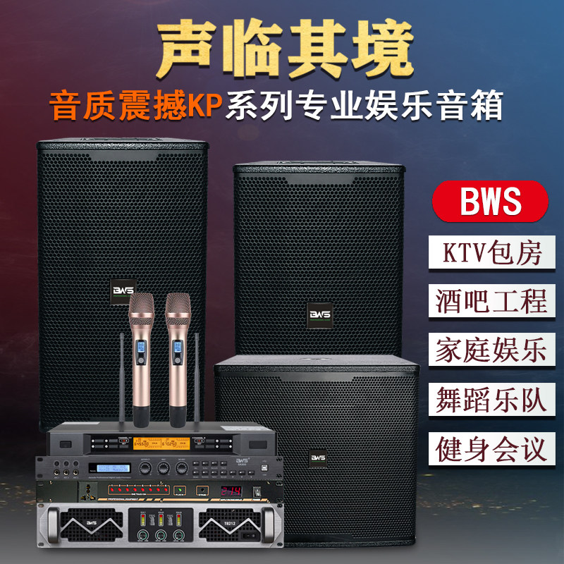 专业家庭ktv音响套装点歌机卡拉ok家用全套包房别墅k歌音箱设备