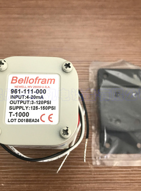 美国BELLOFRAM T-1000扩展型电气比例阀961-111-000 112 3-120PSI