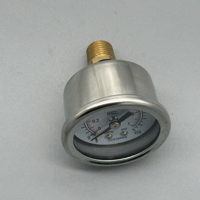 40mm浙江压力表蓝星轴向