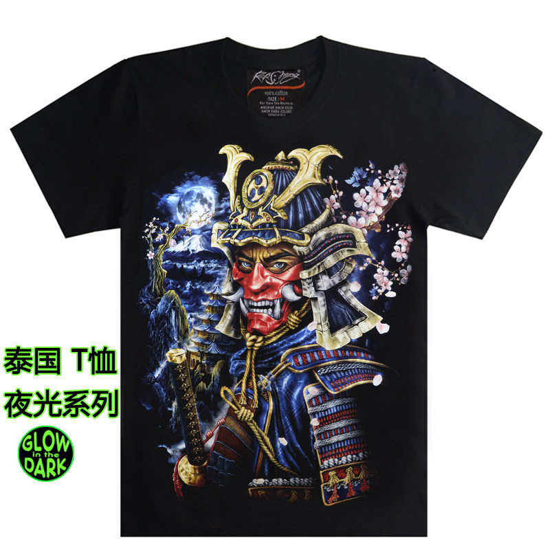 摇滚天堂短袖日系青少年夜光衣服