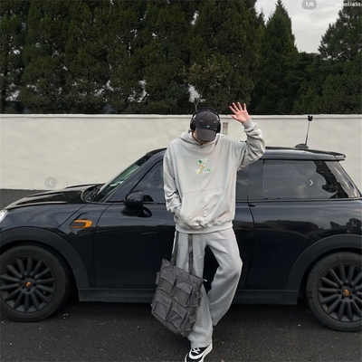 李宁lining卫衣2025新款秋季外套套头男款慵懒长袖薄款时尚连帽