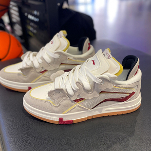 男运动鞋 李宁板鞋 本滑板文化鞋 惟吾PRO特别故事版 男子2023情侣款