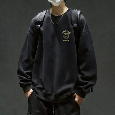 李宁2026马年新年款运动套头衫日进斗金宽松舒适休闲卫衣AWDW281