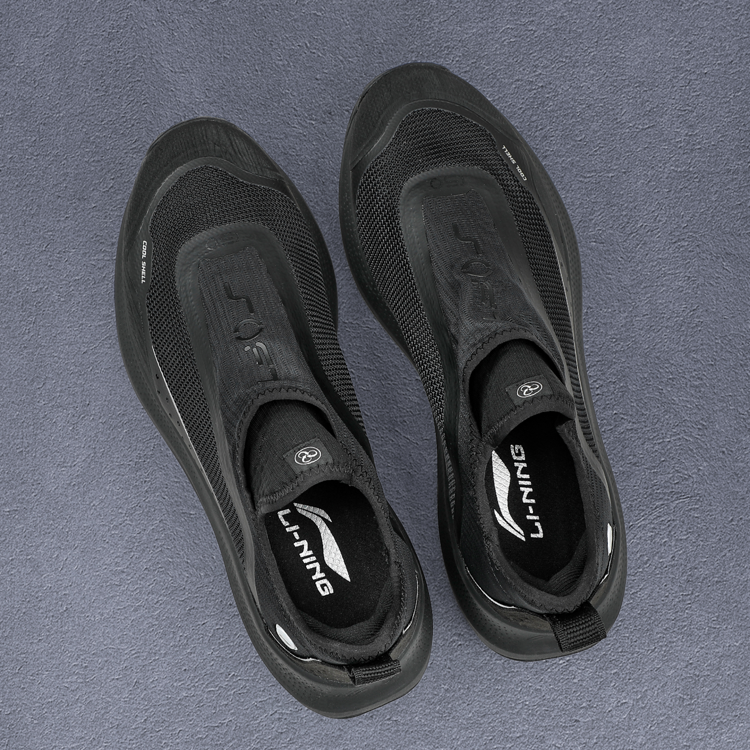 李宁一脚蹬2025秋季新款休闲鞋男鞋网面SOFT GO耐磨运动鞋健步鞋