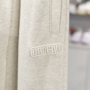 反伍BADFIVE男子束脚加绒保暖卫裤 新品 AKLV013 2025春季 李宁卫裤