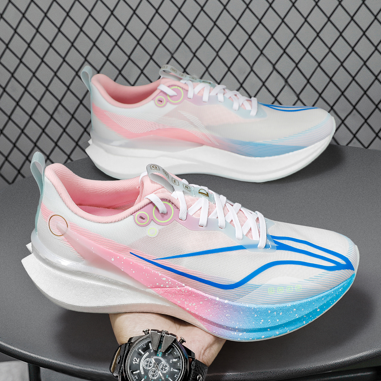 李宁2025秋季新款赤兔8PRO男款新款网面透气潮流时尚运动鞋跑步鞋