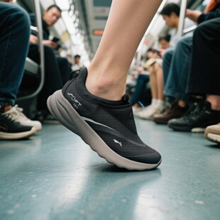 懒人运动鞋 GO2轻便一脚蹬软底防滑男款 AGLV005 SOFT 李宁2025夏季