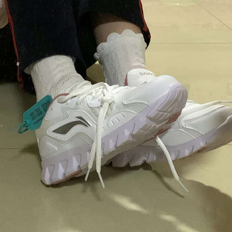 李宁跑步鞋女2023夏季透气