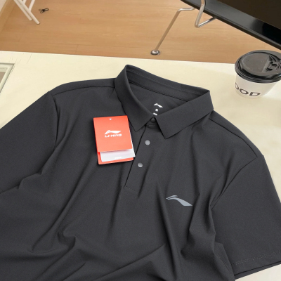 李宁2025夏季短袖男时尚运动百搭冰感防晒透气速干POLO衫APLV039