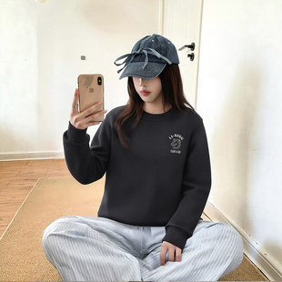 李宁2026马年新年款 日进斗金休闲运动卫衣AWDW281 舒适宽松套头衫