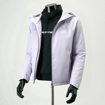 李宁2025冬季新款女运动休闲宽松百搭保暖舒适防风连帽冲锋衣外套