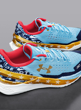 安德玛2025秋季男子拼接户外耐磨实战防滑训练潮流篮球鞋3026276