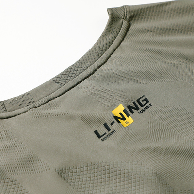 李宁2025夏季网眼男锦纶速干圆领百搭透气运动休闲短袖ATSV075