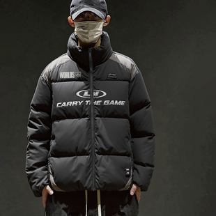 LPL联名系列保暖立体裁剪运动鸭绒短羽绒服 男x 李宁2025冬季 新款