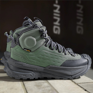 李宁2025冬季新款男子运动户外CF溯行川HIGH防泼水高帮户外徒步鞋