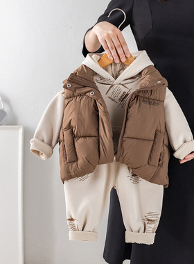 品牌三折特价撤柜秋冬款0-5岁幼儿休闲加厚棉保暖三件套 MT255204