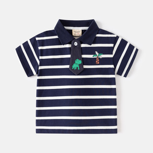 特价撤柜童装男童翻领短袖T恤夏装夏polo衫宝宝半袖衣服 tx2625