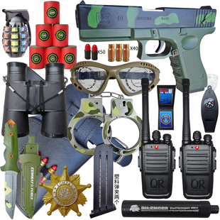 儿童沙漠之鹰下供抛壳软弹枪手动玩具枪小男孩吃鸡1911软蛋抢模型