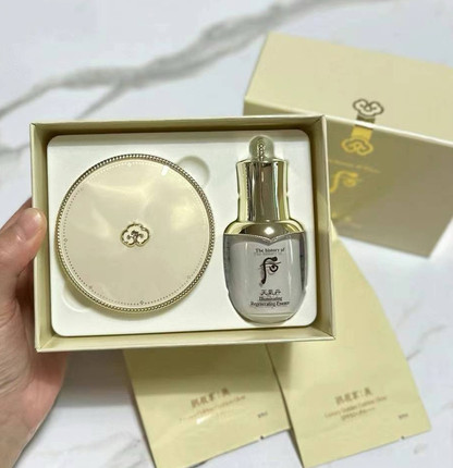 韩国直邮拱辰享黄金气垫遮瑕保湿提亮肤色持久气垫粉企划套盒