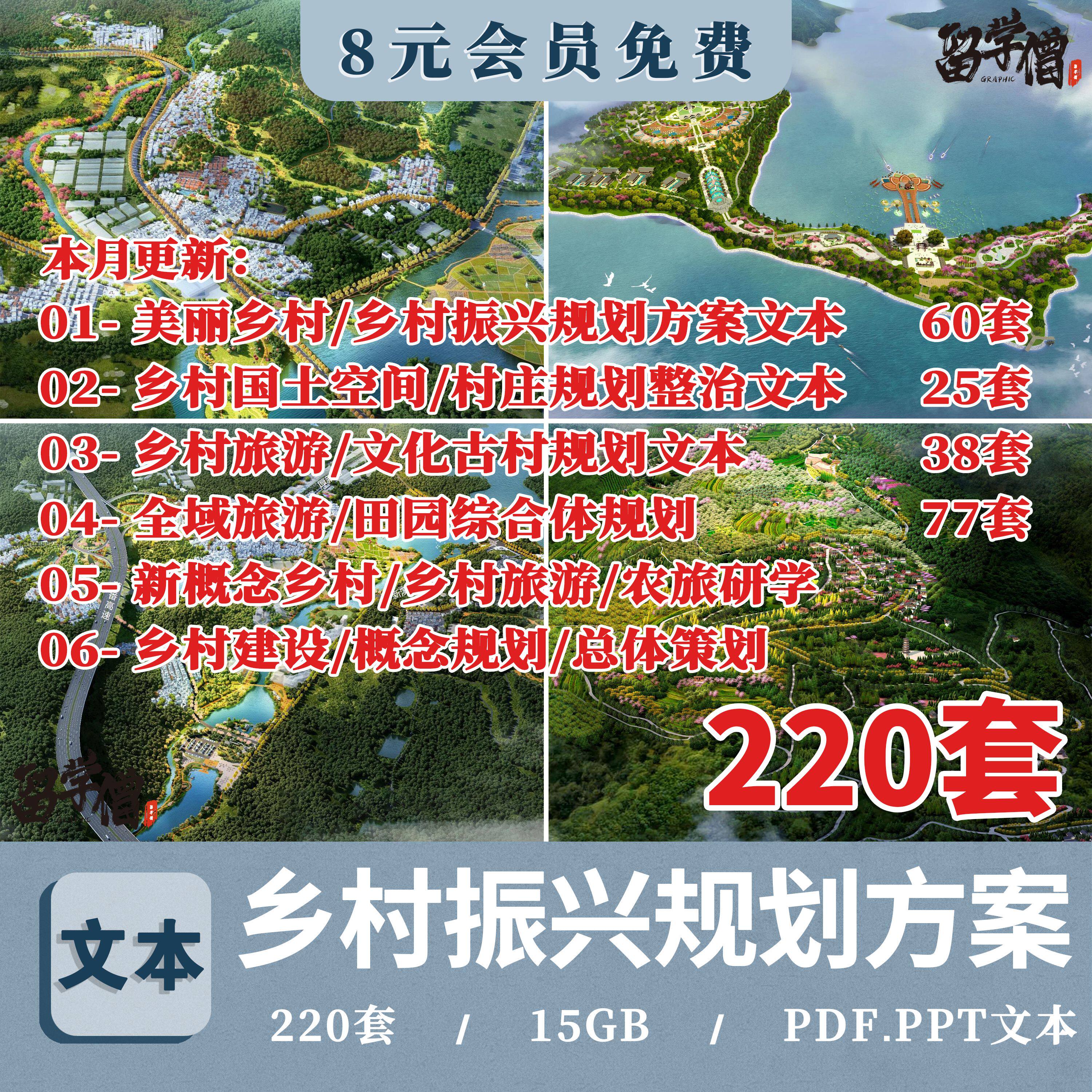 乡村振兴旅游产业示范区带数字美丽未来乡村战略规划策划设计方案