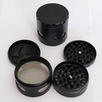 55mm开窗磨烟器开孔碎烟器斗草研磨器斗客卷烟器tobacco grinder