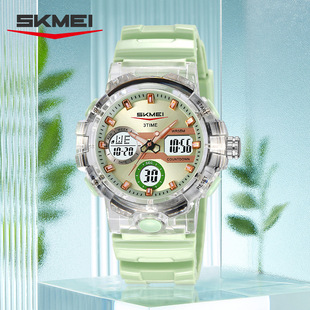 时刻美2025新款男款女款高颜值学生初高中青少年运动防水夜光手表