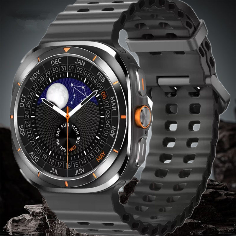 华强北WatchHD8Ultra智能通话指南针运动多功能心率血压支付手表
