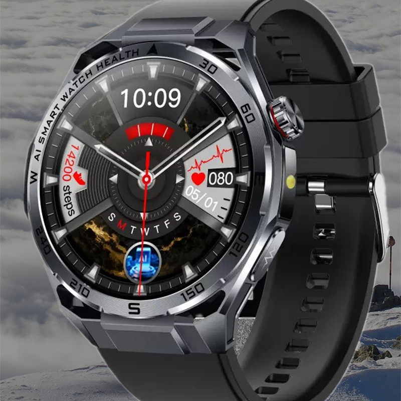 华强北2026智能通话健康监测心率血压血脂尿酸血氧心电图老人手表